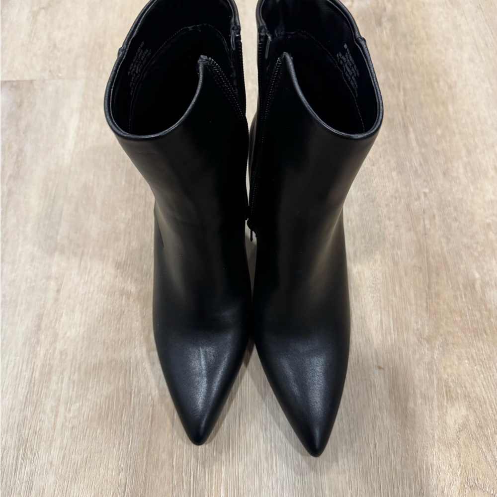 Worthington Black Heeled Ankle Boots - Picture 2 of 5